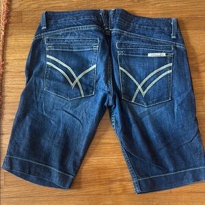 William Rast Dark Blue Jean Shorts